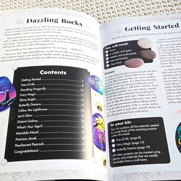 Dazzling Rock Painting Complete Starter Kit - Picture 11 of 11